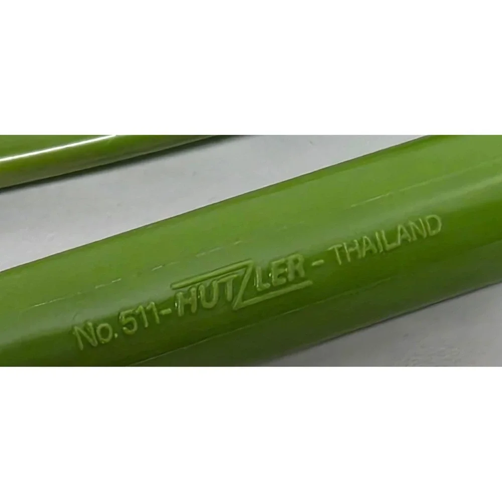 Vtg Rosti Mepal Hutzler Melamine Utensil Set 3 Avocado Green Spatula Fork Spoon